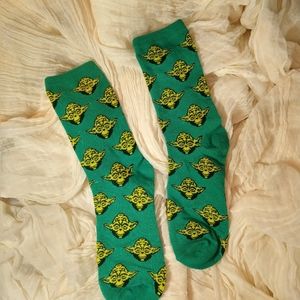 Star Wars Green Yoda Socks Unisex